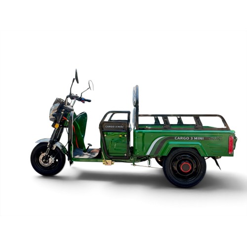 ΗΛΕΚΤΡΙΚΟ ΤΡΙΚΥΚΛΟ ΜΕ ΚΑΡΟΤΣΑ ΠΡΑΣΙΝΟ - CARGO 3 MINI ELECTRIC SCOOTER GREEN