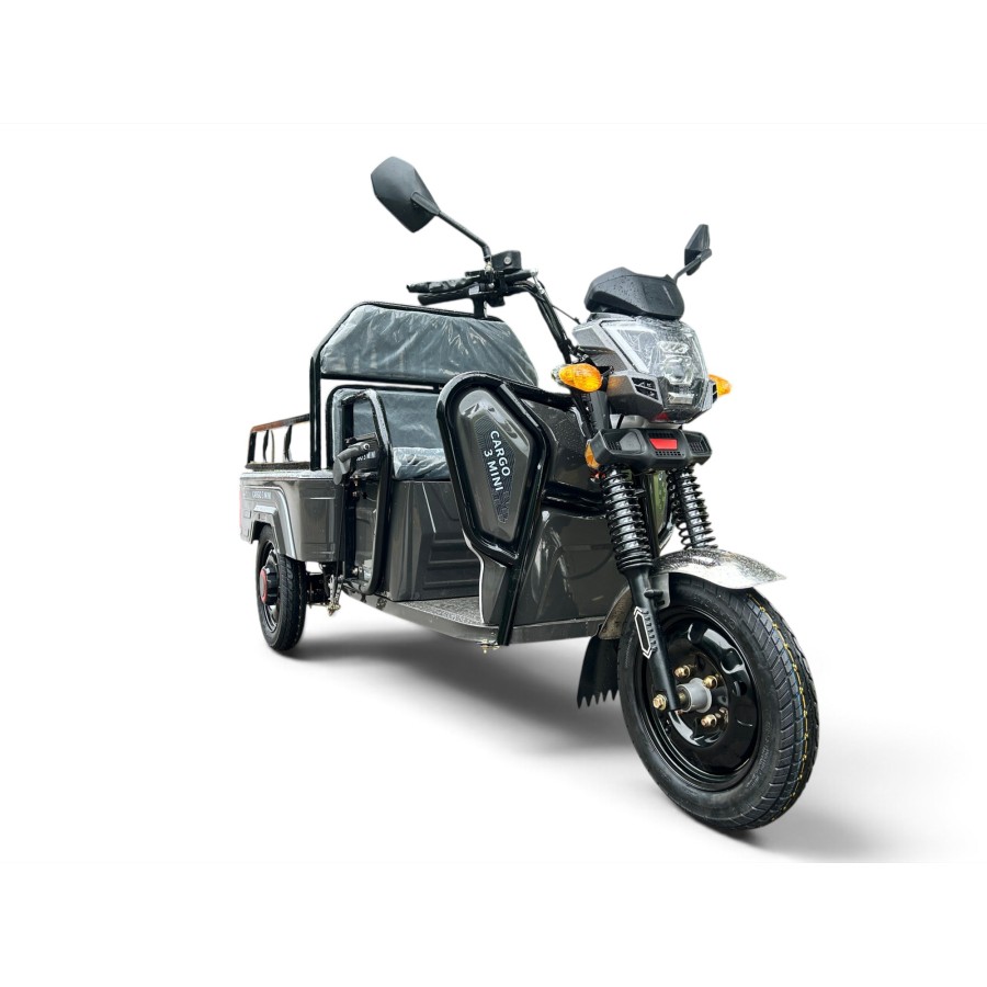 ΗΛΕΚΤΡΙΚΟ ΤΡΙΚΥΚΛΟ ΜΕ ΚΑΡΟΤΣΑ ΓΚΡΙ - CARGO 3 MINI ELECTRIC SCOOTER GREY