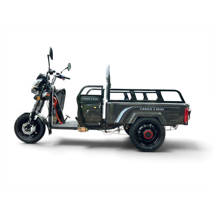 ΗΛΕΚΤΡΙΚΟ ΤΡΙΚΥΚΛΟ ΜΕ ΚΑΡΟΤΣΑ ΓΚΡΙ - CARGO 3 MINI ELECTRIC SCOOTER GREY