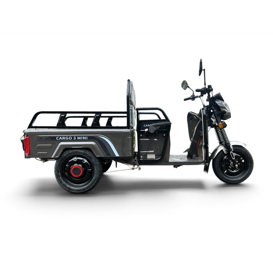 ΗΛΕΚΤΡΙΚΟ ΤΡΙΚΥΚΛΟ ΜΕ ΚΑΡΟΤΣΑ ΓΚΡΙ - CARGO 3 MINI ELECTRIC SCOOTER GREY