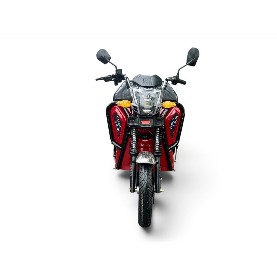 ΗΛΕΚΤΡΙΚΟ ΤΡΙΚΥΚΛΟ ΜΕ ΚΑΡΟΤΣΑ ΚΟΚΚΙΝΟ - CARGO 3 MINI ELECTRIC SCOOTER RED