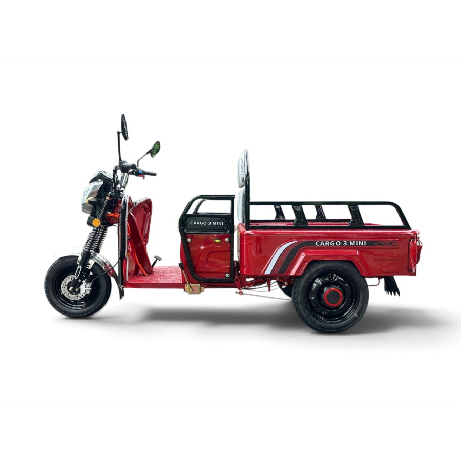 ΗΛΕΚΤΡΙΚΟ ΤΡΙΚΥΚΛΟ ΜΕ ΚΑΡΟΤΣΑ ΚΟΚΚΙΝΟ - CARGO 3 MINI ELECTRIC SCOOTER RED