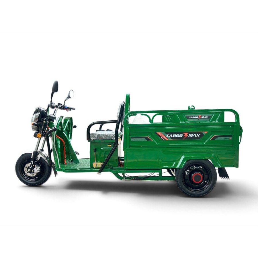 ΗΛΕΚΤΡΙΚΟ ΤΡΙΚΥΚΛΟ ΜΕ ΚΑΡΟΤΣΑ ΠΡΑΣΙΝΟ - CARGO 3 MAX ELECTRIC SCOOTER GREEN