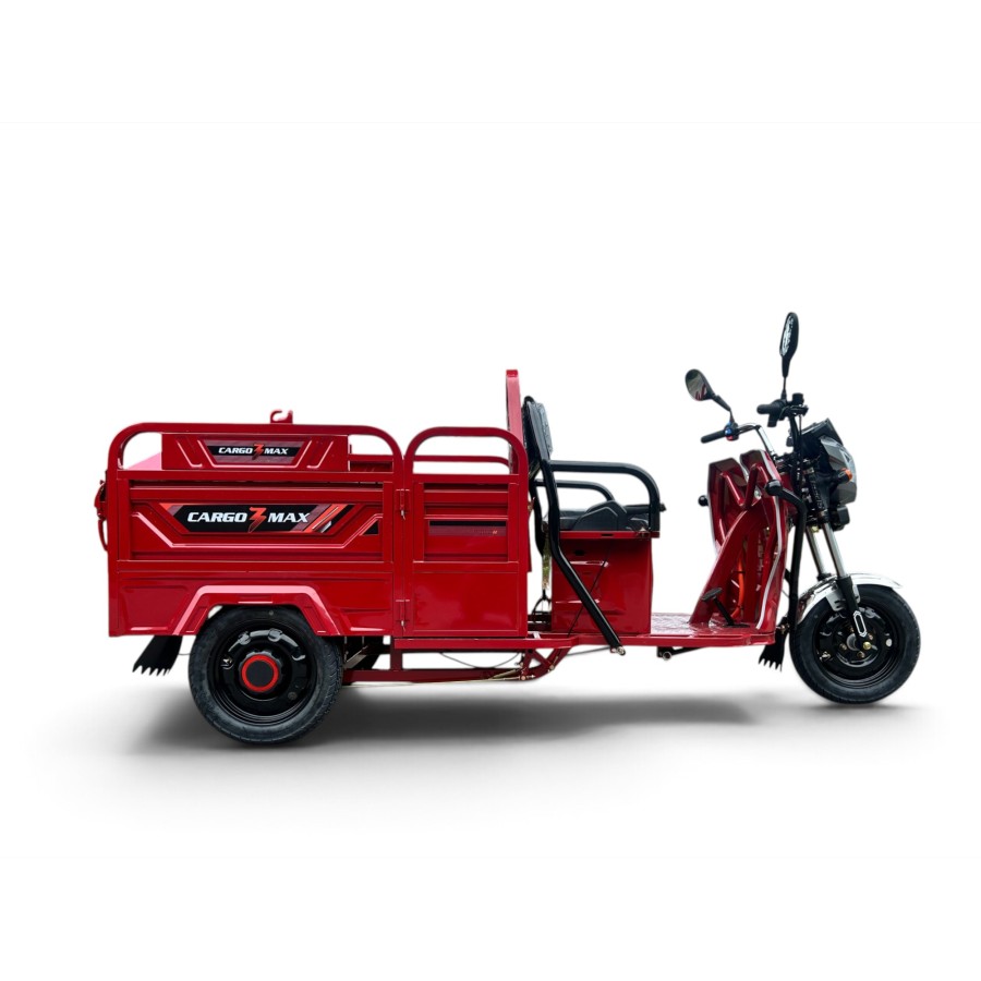 ΗΛΕΚΤΡΙΚΟ ΤΡΙΚΥΚΛΟ ΜΕ ΚΑΡΟΤΣΑ ΚΟΚΚΙΝΟ - CARGO 3 MAX ELECTRIC SCOOTER RED