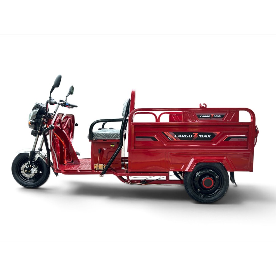 ΗΛΕΚΤΡΙΚΟ ΤΡΙΚΥΚΛΟ ΜΕ ΚΑΡΟΤΣΑ ΚΟΚΚΙΝΟ - CARGO 3 MAX ELECTRIC SCOOTER RED