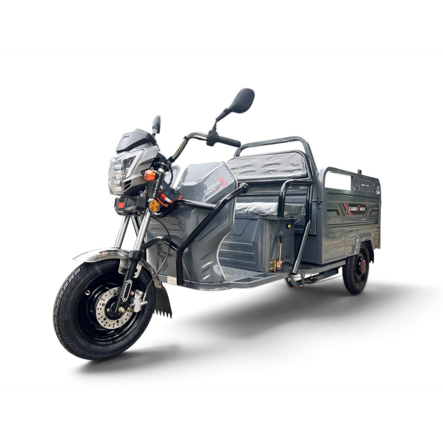 ΗΛΕΚΤΡΙΚΟ ΤΡΙΚΥΚΛΟ ΜΕ ΚΑΡΟΤΣΑ ΓΚΡΙ - CARGO 3 MAX ELECTRIC SCOOTER ΓΚΡΙ