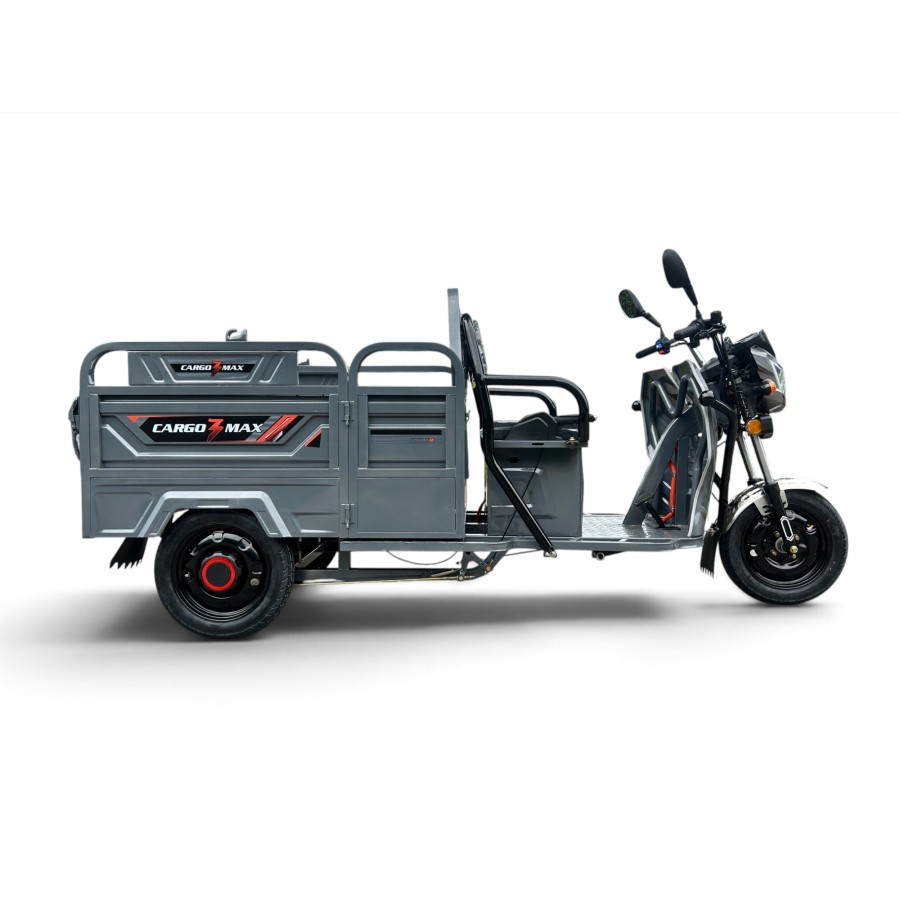 ΗΛΕΚΤΡΙΚΟ ΤΡΙΚΥΚΛΟ ΜΕ ΚΑΡΟΤΣΑ ΓΚΡΙ - CARGO 3 MAX ELECTRIC SCOOTER ΓΚΡΙ