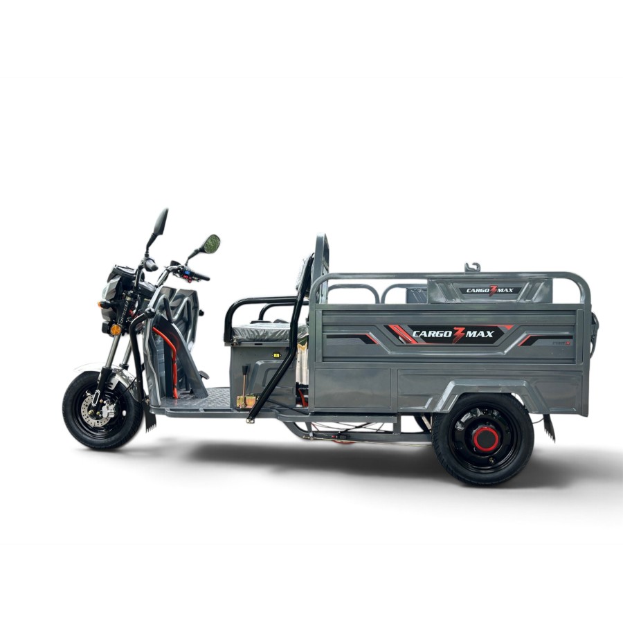 ΗΛΕΚΤΡΙΚΟ ΤΡΙΚΥΚΛΟ ΜΕ ΚΑΡΟΤΣΑ ΓΚΡΙ - CARGO 3 MAX ELECTRIC SCOOTER ΓΚΡΙ