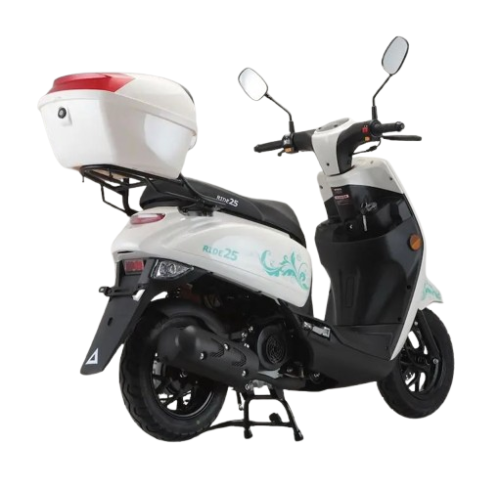 RIDE 25 Ε5+ ΒΕΝΖΙΝΟΚΙΝΗΤΟ ΜΗΧΑΝΑΚΙ ΧΩΡΙΣ ΔΙΠΛΩΜΑ ΛΕΥΚΟ ΧΩΡΙΣ ΔΙΠΛΩΜΑ ΟΔΗΓΗΣΗΣ