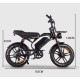 ΗΛΕΚΤΡΙΚΟ ΠΟΔΗΛΑΤΟ S20 PRO ELECTRIC BIKE BLACK 20"
