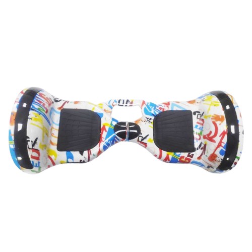 SMART BALANCE HOVERBOARD WHEEL WITH BLUETOOTH & LED ΗΛΕΚΤΡΙΚΟ ΠΑΤΙΝΙ GRAFFITI WHITE HIP HOP 10" SMART BALANCE HOVERBOARD WHEEL WITH BLUETOOTH & LED ΗΛΕΚΤΡΙΚΟ ΠΑΤΙΝΙ GRAFFITI WHITE HIP HOP 10"