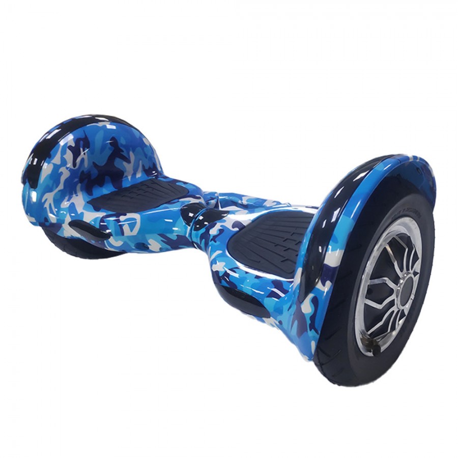 ROODER HOVERBOARD WHEEL BLUETOOTH & LED ΗΛΕΚΤΡΙΚΟ ΠΑΤΙΝΙ ARMY BLUE 10"