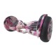 SMART BALANCE HOVERBOARD BIG WHEEL WITH BLUETOOTH AND LED ΗΛΕΚΤΡΙΚΟ ΠΑΤΙΝΙ PINK ARMY 10.5''