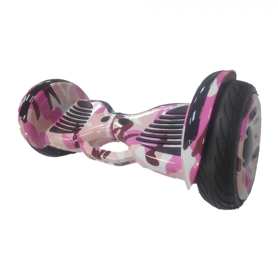 SMART BALANCE HOVERBOARD BIG WHEEL WITH BLUETOOTH AND LED ΗΛΕΚΤΡΙΚΟ ΠΑΤΙΝΙ PINK ARMY 10.5''