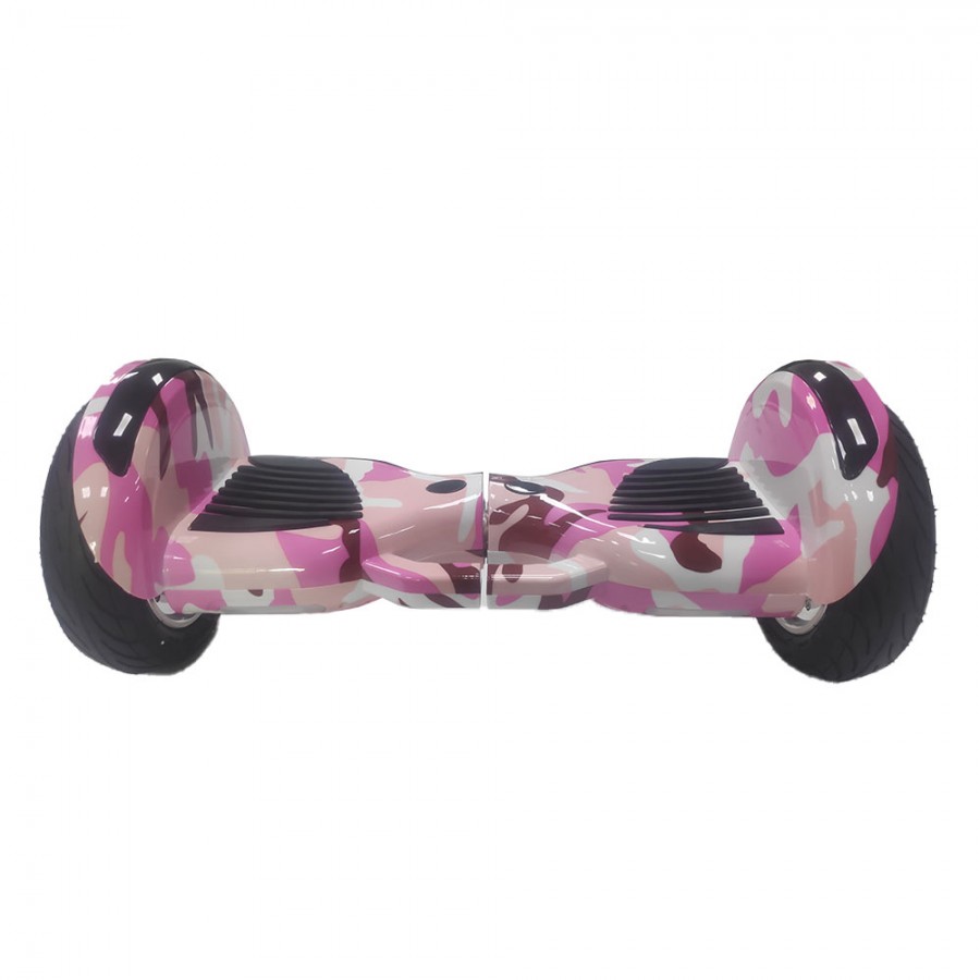 SMART BALANCE HOVERBOARD BIG WHEEL WITH BLUETOOTH AND LED ΗΛΕΚΤΡΙΚΟ ΠΑΤΙΝΙ PINK ARMY 10.5''
