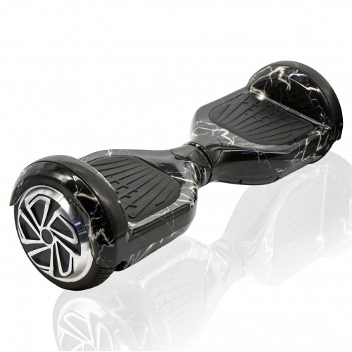 SMART BALANCE HOVERBOARD WHEEL WITH BLUETOOTH AND LED ΗΛΕΚΤΡΙΚΟ ΠΑΤΙΝΙ BLACK LIGHTING THUNDER 6,5 INCH