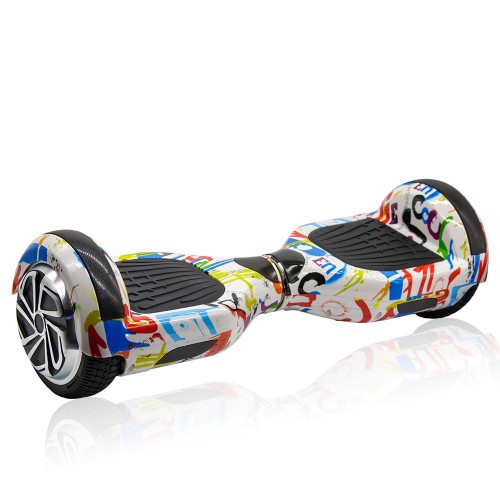 HOVERBOARD  SMART BALANCE  WHITE HIP HOP 6.5 INCH