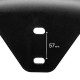 ΠΙΣΩ ΦΤΕΡΟ ΓΙΑ ΗΛΕΚΤΡΙΚΟ SCOOTER-BIKE TX-07 & TX-10 ΜΑΥΡΟ ΓΥΑΛΙΣΤΕΡΟ
