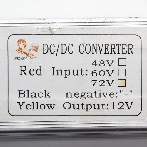 CONVERTER 72V ΣΕ 12V ΓΙΑ ΗΛΕΚΤΡΙΚΟ SCOOTER VESPA BETER
