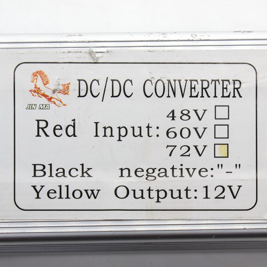 CONVERTER 72V ΣΕ 12V ΓΙΑ ΗΛΕΚΤΡΙΚΟ SCOOTER VESPA BETER
