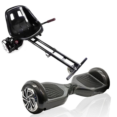 ΣΕΤ ΗΛΕΚΤΡΙΚΟ ΠΑΤΙΝΙ HOVERBOARD 6,5" GYROPODE G1 CARBON ΚΑΙ SMART BALANCE WHEEL HOVERBOARD GOKART ΚΑΘΙΣΜΑ