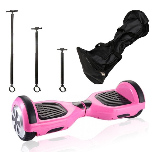 ΣΕΤ ΗΛΕΚΤΡΙΚΟ ΠΑΤΙΝΙ SMART BALANCE HOVERBOARD 6,5" PINK, ΤΙΜΟΝΙ ΓΙΑ ΗΛΕΚΤΡΙΚΟ ΠΑΤΙΝΙ ΙΣΟΡΡΟΠΙΑΣ ΚΑΙ ΤΣΑΝΤΑ ΜΕΤΑΦΟΡΑΣ