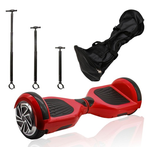 ΣΕΤ ΗΛΕΚΤΡΙΚΟ ΠΑΤΙΝΙ SMART BALANCE HOVERBOARD 6,5" HB40 RED, ΤΙΜΟΝΙ ΓΙΑ ΗΛΕΚΤΡΙΚΟ ΠΑΤΙΝΙ ΙΣΟΡΡΟΠΙΑΣ ΚΑΙ ΤΣΑΝΤΑ ΜΕΤΑΦΟΡΑΣ