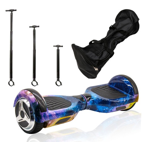 ΣΕΤ ΗΛΕΚΤΡΙΚΟ ΠΑΤΙΝΙ SMART BALANCE HOVERBOARD 6,5" SKY GRAFFITI, ΤΙΜΟΝΙ ΓΙΑ ΗΛΕΚΤΡΙΚΟ ΠΑΤΙΝΙ ΙΣΟΡΡΟΠΙΑΣ ΚΑΙ ΤΣΑΝΤΑ ΜΕΤΑΦΟΡΑΣ