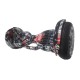 SMART BALANCE HOVERBOARD BIG WHEEL BLUETOOTH & LED ΗΛΕΚΤΡΙΚΟ ΠΑΤΙΝΙ GRAFFITI PIRATES 10.5"