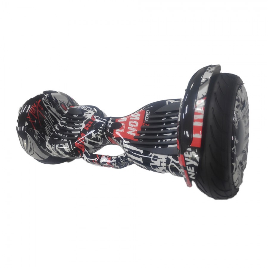 SMART BALANCE HOVERBOARD BIG WHEEL BLUETOOTH & LED ΗΛΕΚΤΡΙΚΟ ΠΑΤΙΝΙ GRAFFITI PIRATES 10.5"