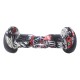SMART BALANCE HOVERBOARD BIG WHEEL BLUETOOTH & LED ΗΛΕΚΤΡΙΚΟ ΠΑΤΙΝΙ GRAFFITI PIRATES 10.5"