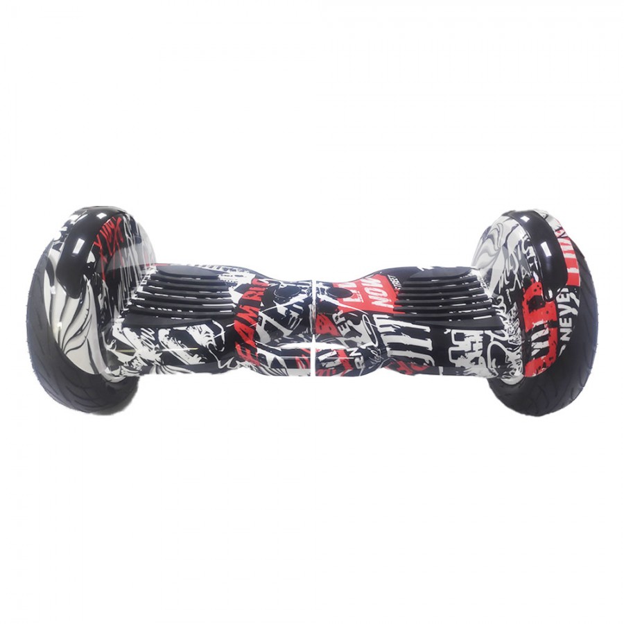 SMART BALANCE HOVERBOARD BIG WHEEL BLUETOOTH & LED ΗΛΕΚΤΡΙΚΟ ΠΑΤΙΝΙ GRAFFITI PIRATES 10.5"