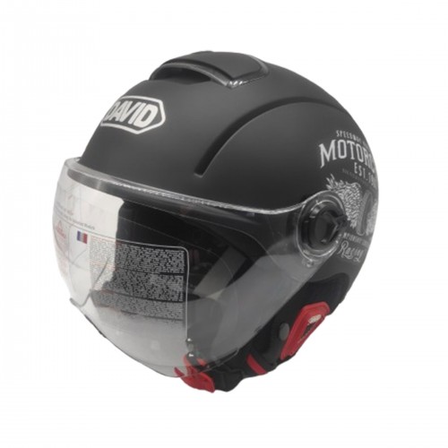 DAVID ΠΑΙΔΙΚΟ ΚΡΑΝΟΣ ΜΗΧΑΝΗΣ ΑΝΟΙΧΤΟ 310C MOTORCYCLE ΜΑΥΡΟ ΜΑΤ