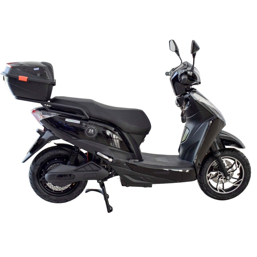 ΗΛΕΚΤΡΙΚΟ SCOOTER ΔΙΚΥΚΛΟ ΧΩΡΙΣ ΔΙΠΛΩΜΑ BLACK ELECTRO-ACTION 25 (ΜΕ ΜΠΑΤΑΡΙΑ ΛΙΘΙΟΥ)
