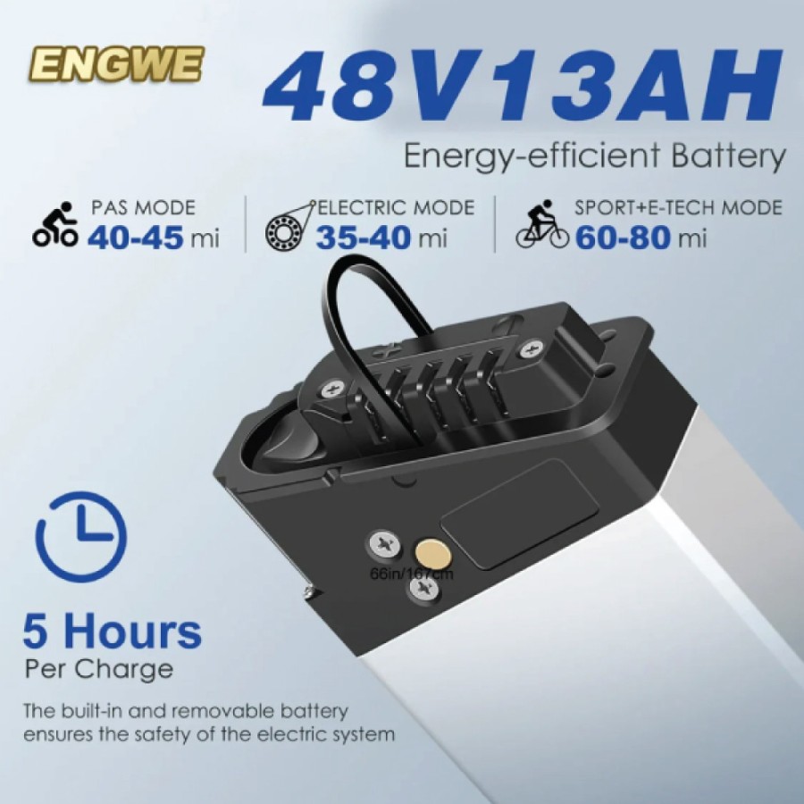 ΗΛΕΚΤΡΙΚΟ ΠΟΔΗΛΑΤΟ ENGWE EP-2 Pro ELECTRIC BIKE 20" BLACK