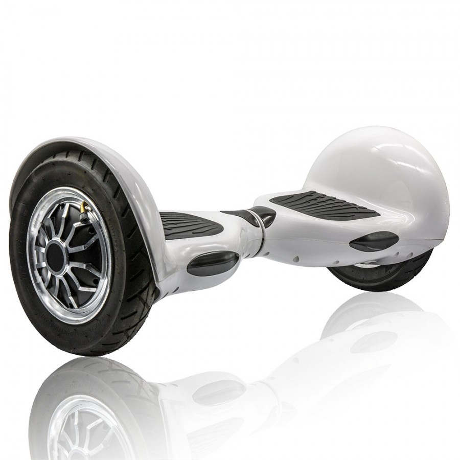 SMART BALANCE HOVERBOARD WHEEL WITH BLUETOOTH AND  LED ΗΛΕΚΤΡΙΚΟ ΠΑΤΙΝΙ WHITE 10 INCH