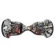 SMART BALANCE HOVERBOARD BIG WHEEL BLUETOOTH & LED ΗΛΕΚΤΡΙΚΟ ΠΑΤΙΝΙ GRAFFITI PIRATES 10.5"