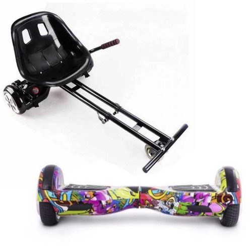 ΣΕΤ ΗΛΕΚΤΡΙΚΟ ΠΑΤΙΝΙ HOVERBOARD 6,5" GRAFFITI ΚΑΙ SMART BALANCE WHEEL HOVERBOARD GOKART ΚΑΘΙΣΜΑ
