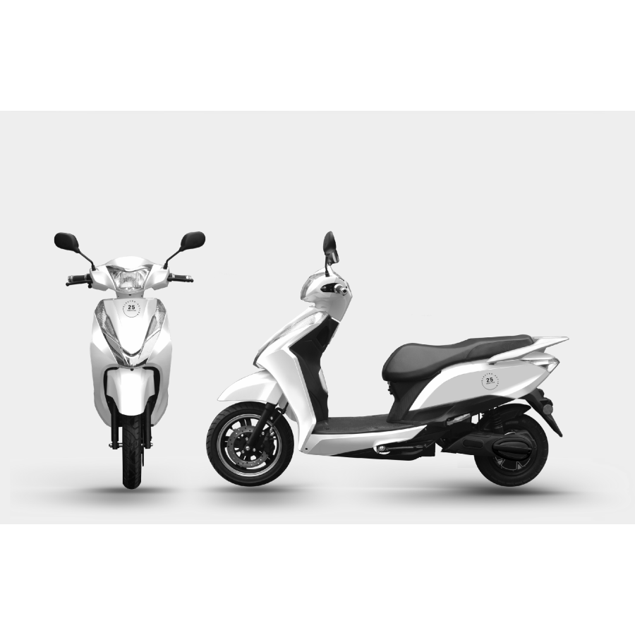 ΗΛΕΚΤΡΙΚΟ SCOOTER ΔΙΚΥΚΛΟ ΧΩΡΙΣ ΔΙΠΛΩΜΑ WHITE ELECTRO-ACTION 25
