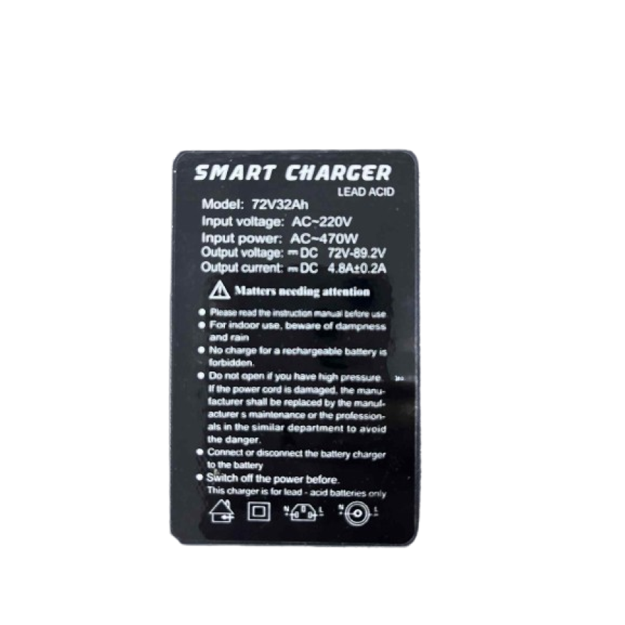 ΦΟΡΤΙΣΤΗΣ 72V ΓΙΑ ACID LEAD ΜΠΑΤΑΡΙΕΣ ΓΙΑ ΗΛΕΚΤΡΙΚΟ ΜΗΧΑΝΑΚΙ ELECTRO ACTION 25
