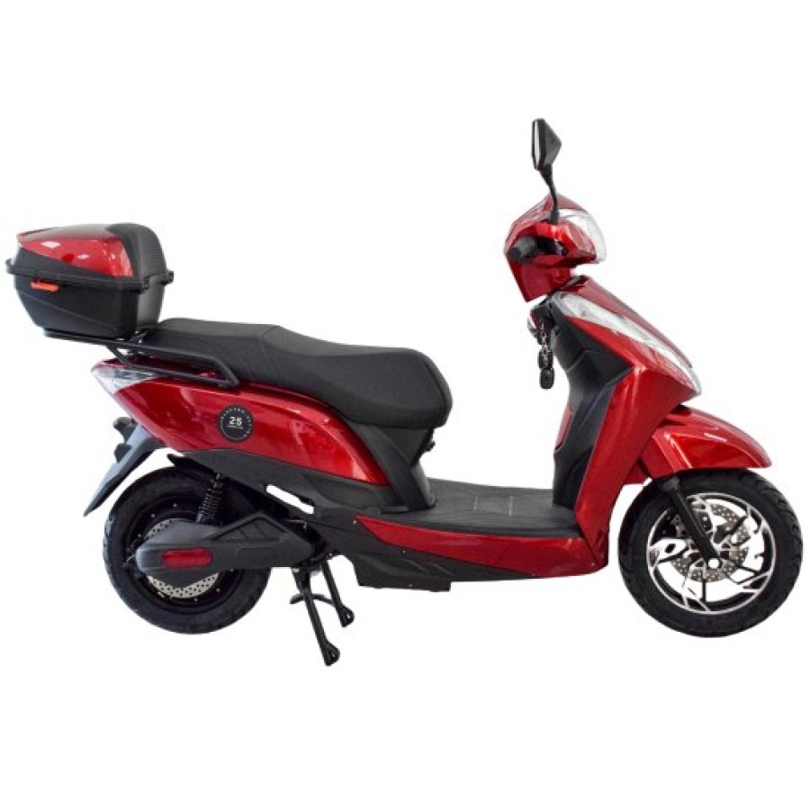 ΗΛΕΚΤΡΙΚΟ SCOOTER ΔΙΚΥΚΛΟ ΧΩΡΙΣ ΔΙΠΛΩΜΑ RED ELECTRO-ACTION 25 (ΜΕ ΜΠΑΤΑΡΙΑ ΛΙΘΙΟΥ)