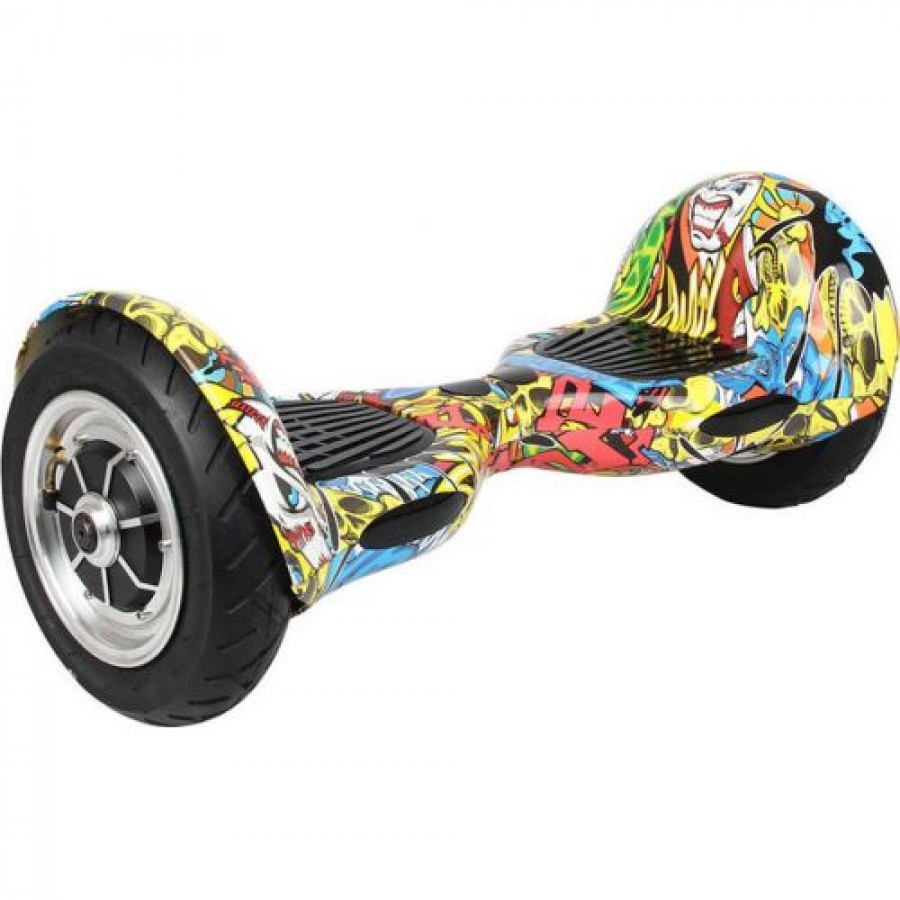 SMART BALANCE HOVERBOARD WHEEL WITH BLUETOOTH AND LED ΗΛΕΚΤΡΙΚΟ ΠΑΤΙΝΙ GRAFFITI 10 INCH