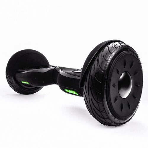 SMART BALANCE HOVERBOARD BIG WHEEL WITH BLUETOOTH AND LED ΗΛΕΚΤΡΙΚΟ ΠΑΤΙΝΙ TOTAL BLACK METALLIC 10.5\\\'\\\'