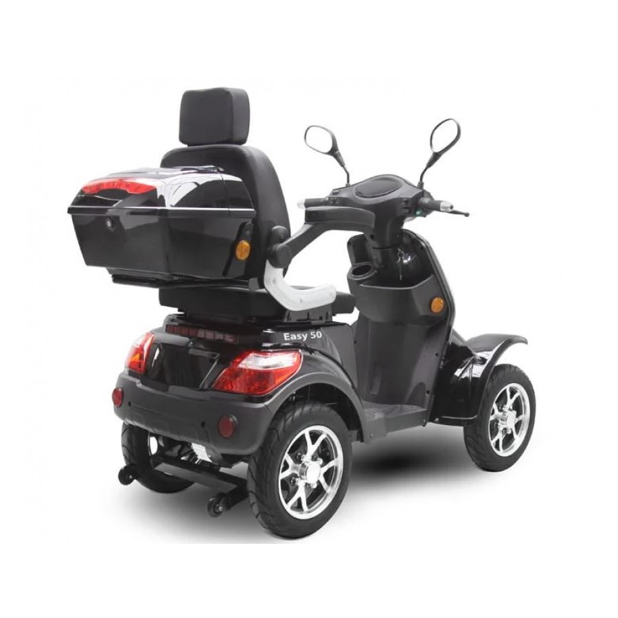 ΕΠΙΔΟΤΟΥΜΕΝΟ ΤΕΤΡΑΚΥΚΛΟ ΗΛΕΚΤΡΙΚΟ SCOOTER  EASY 50 BLACK DAYTONA