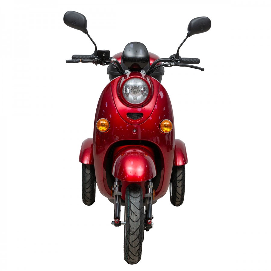 ΕΠΙΔΟΤΟΥΜΕΝΟ ΤΡΙΚΥΚΛΟ ΗΛΕΚΤΡΙΚΟ SCOOTER VESPA ΓΙΑ 2 ΑΝΑΒΑΤΕΣ ΚΟΚΚΙΝΟ