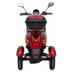 ΕΠΙΔΟΤΟΥΜΕΝΟ ΤΡΙΚΥΚΛΟ ΗΛΕΚΤΡΙΚΟ SCOOTER VESPA ΓΙΑ 2 ΑΝΑΒΑΤΕΣ ΚΟΚΚΙΝΟ