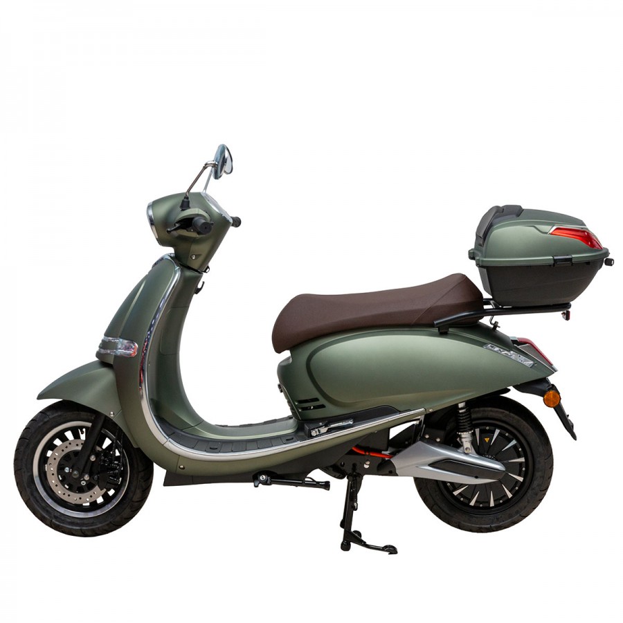 ΕΠΙΔΟΤΟΥΜΕΝΟ ΗΛΕΚΤΡΙΚΟ ΜΗΧΑΝΑΚΙ ELECTRIC SCOOTER SWAN 4500W OLIVE GREEN MATTE