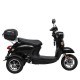 ΕΠΙΔΟΤΟΥΜΕΝΟ ΤΡΙΚΥΚΛΟ ΗΛΕΚΤΡΙΚΟ SCOOTER VESPA ΓΙΑ 2 ΑΝΑΒΑΤΕΣ ΜΑΥΡΟ GLOSSY