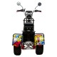 ΕΠΙΔΟΤΟΥΜΕΝΟ ΤΡΙΚΥΚΛΟ ΗΛΕΚΤΡΙΚΟ SCOOTER ΤΥΠΟΥ CHOPPER ΓΙΑ 2 ΑΝΑΒΑΤΕΣ GRAFFITI ΧΩΡΙΣ ΔΙΠΛΩΜΑ