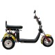 ΕΠΙΔΟΤΟΥΜΕΝΟ ΤΡΙΚΥΚΛΟ ΗΛΕΚΤΡΙΚΟ SCOOTER ΤΥΠΟΥ CHOPPER ΓΙΑ 2 ΑΝΑΒΑΤΕΣ GRAFFITI ΧΩΡΙΣ ΔΙΠΛΩΜΑ